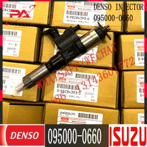 Original common rail fuel injector 095000-0660 8-97329703-1 for 4HK1 6HK18