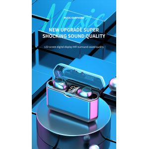 2000mAh Power Bank True Wireless Stereo Earphone with HD Voice AB5616A3 Chipset