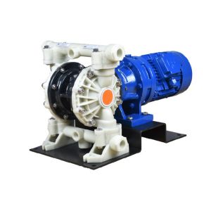 64.7 GPM Double Acting Diaphragm Pump , Compressed Air Diaphragm Pump PVDF