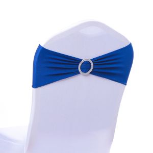 Coloured Spandex Sash Universal Lycra Chair Sash For Wedding party Decoration