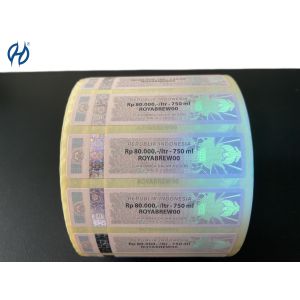 CMYK Pantone Color Printing Tax Stamp Duty with Invisible UV Anti-counterfeit
