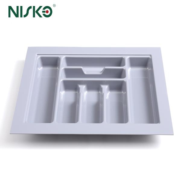 Quality Utensil Tray Organizer Kitchen Cutlery Drawer Tray Kitchen Silverware Storage Solution wholesale