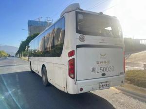 Cheap White King Dragon Used Commercial Buses Diesel Fuel with 2 Doors for sale