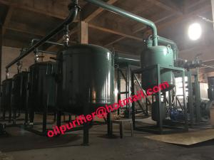 Cheap ISO certified engine oil recycling machine,car motor oil vacuum distillation system, black oil decolorization purifier for sale