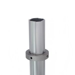 DYE19-03 Aluminum Tube Fittings Lean Pipe Slider Horizontal Located Ring Slider