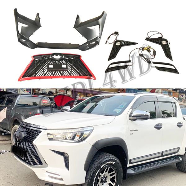 TRD Facellift Body Kits For Toyota Hilux Revo Convert To Rocco