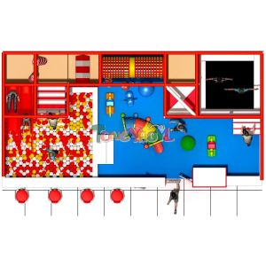 Child Development Indoor Playground Safe Equipment For Physical And Cognitive