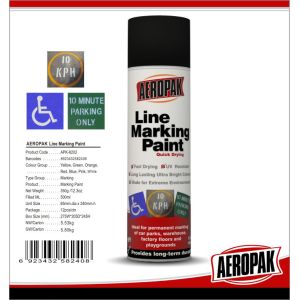 China Safety Survey Marking Paint Permanent Spray Paint For Car Parks Warehouse on sale