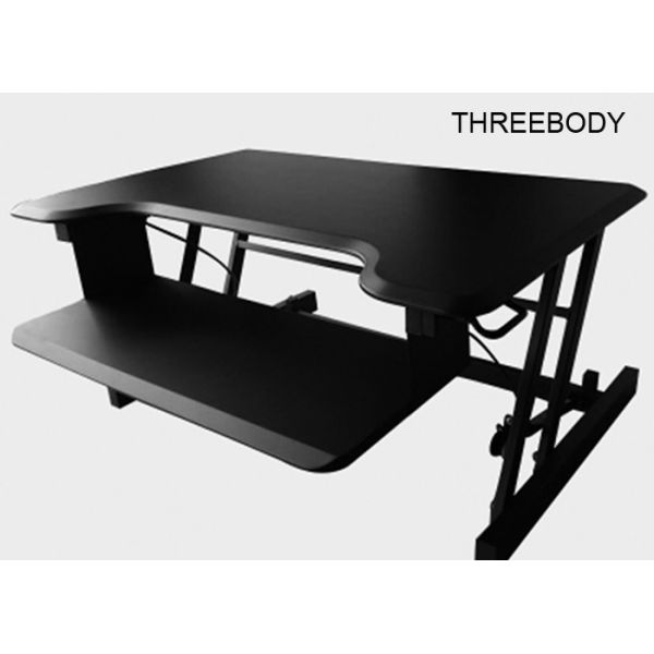 Quality Ergonomic Techniques Modern Computer Desk 800 * 520mm In Black / White wholesale