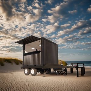 Galvanized Steel Square Tubes Main Structure Mobile Prefabricated Container