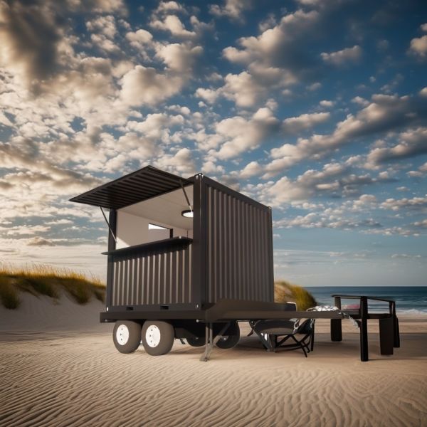 Galvanized Steel Square Tubes Main Structure Mobile Prefabricated Container