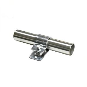 China HJ-13 Clamp Joint for Modular Structure Coated Pipe Fitting Metal Connector for 28mm Lean Pipe Rack System on sale