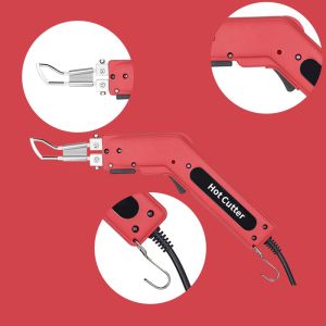 Textile 100W Hot Knife Fabric Cutter With Electronic Micro Switch