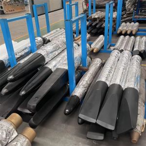 140mm Diameter Gold 140mm Hydraulic Breaker Chisel Moil Point Excavator