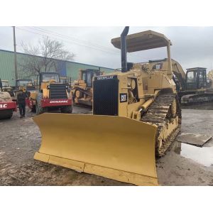 Used Crawler CAT D4H Bulldozer Repaint Color High Drive Easy Operation