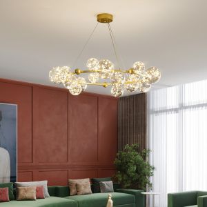 China Nordic ring chandelier Living Dining Room Bedroom Led star chandelier Home Circle Chandelier(WH-MI-278) on sale