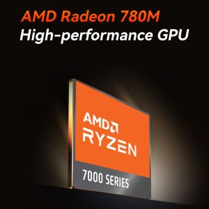 AMD Ryzen R7 7840HS Mini PC Dual LAN DDR5 64GB Gaming Mini PC With Light