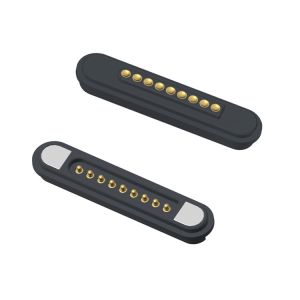 600G Magnetic Force  9pin Pogo Pin Magnetic Connector For Solar Simulator
