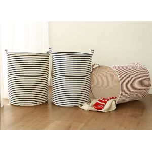 Puting portable Laundry basket storage bag box bathroom hamper bin customized