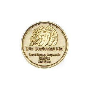 China Die Struck Custom Metal Pin Antique Gold Plating Iron Material Durable Unique Design Ideal For Corporate Gifts And Items on sale