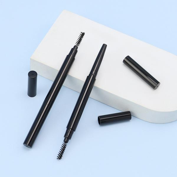 Quality Private Label Brow Pencil Dual Sided Prcise Liquid Brow Tatoo Pen Highlighter Twist Up Tube Empty Custom Logo Container wholesale