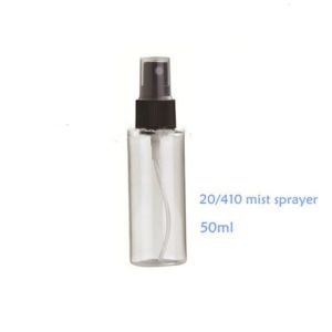 Round 10ML Plastic Cosmetic Spray Bottles FDA Small Clear PET Screen Printing