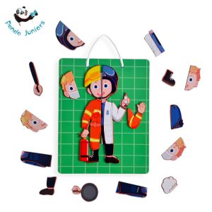 Parent Child Interactive Magnetic Jigsaw Puzzles 48PCS Indoor Eco Friendly