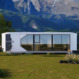 Custom Design Outdoor Prefabricated Prefab Space Capsule House Villa for Hotel