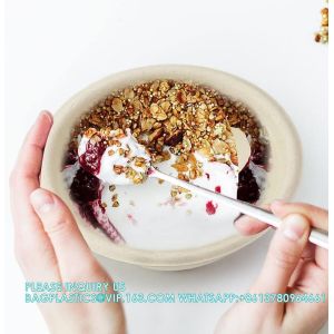 Compostable 8oz,Small Disposable Chili Bowls,Recycled Paper Bowls For Hot Soup