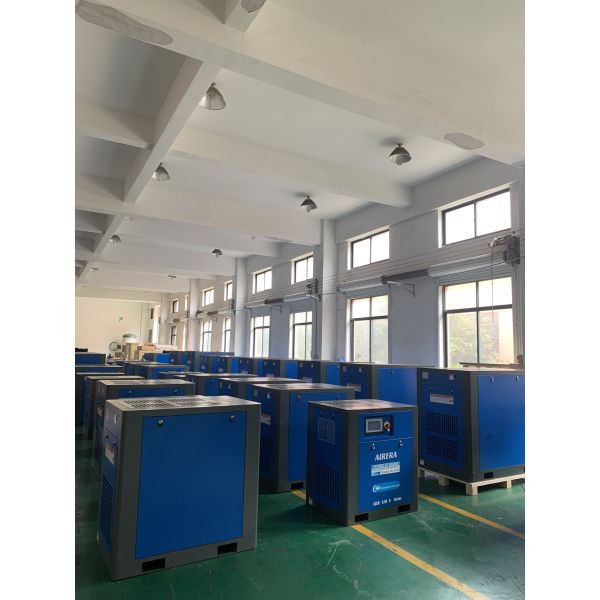 LGCD-37KW Electric Rotary Screw Air Cooling Compressor Air Cooling Type Belt Driven Cooling Air Flow 4800M3/hr