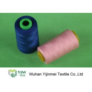 Plastic Cone Dyed Polyester Industrial Sewing Machine Thread For Textile /