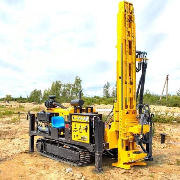 JDL-350 Top Drive Rotary Wireline Core Drilling Machine Crawler Mounted for