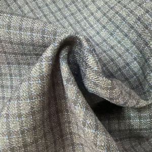 Polyester/Rayon Check Fabric Piece Dyed Quality for Lady′s Jacket, Suit
