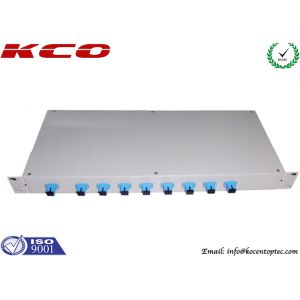 1.0 m Fiber Optic Cable Splitter PON Rack Mount patch panel 1 to 8 Port