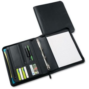 Writing Pad Personalized Leather Padfolio , Professional Leather Portfolio