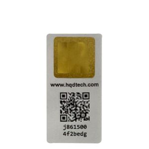 Removable Tax Stamp Duty Anti Counterfeiting Sticker QR Code ROHS