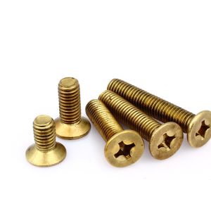 M8 M16 Brass Flat & CSK Head Machine Screw T1 T2 T3 Philip crosses Metal bolts