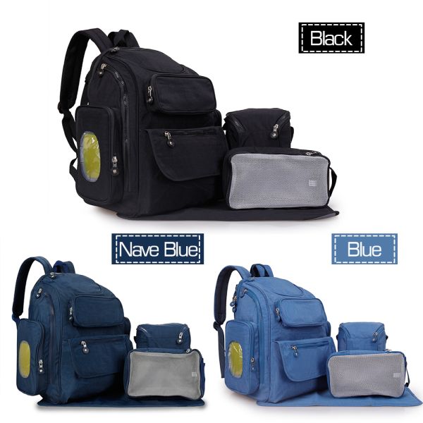 20L Solid Waterproof Diaper Mummy Maternity Nappy Bag 31*20*40cm