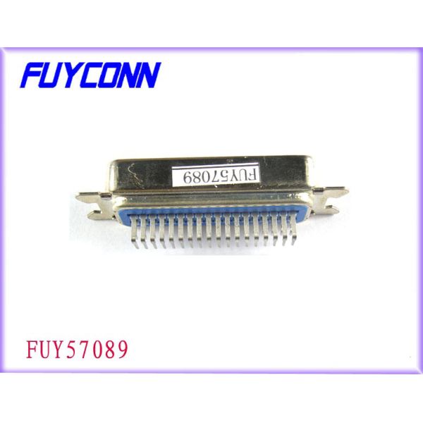 Quality Right Angle 36 Pin Centronic R/A Male Printer PCB Mount Connector MD Type Certified UL wholesale