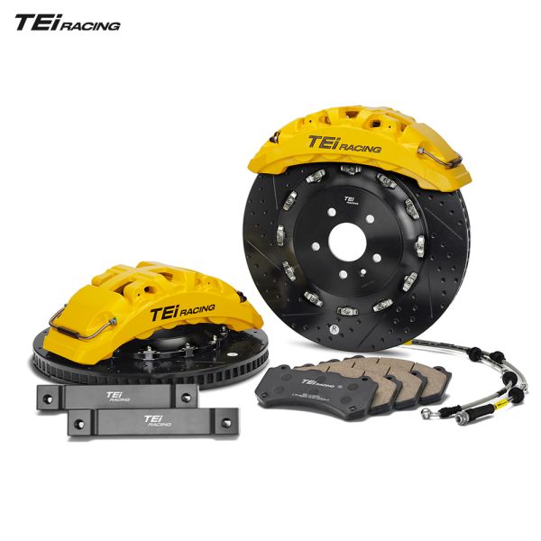 Quality TEI Brake Caliper SR8 2-piece Forged Modified 8 Piston E300 Big Brake Kit for Mecedes Benz W212 W213 W214 wholesale