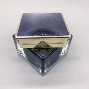 50g Square PP Plastic Jars Cream Pot Electroplating sandblasting printing