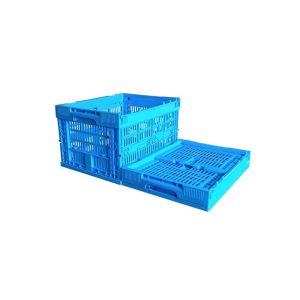 Small Size 400*300mm Blue Fruit And Vegetable Plastic Crates