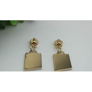 Professional hardware factory new design NO.5 hot sale zinc alloy nickel color