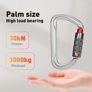 OEM Accepting 30KN Heavy Duty Carabiner Snap Hook for Mountain Climbing in Heavy