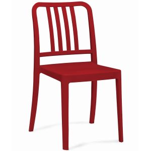 Contemporary Design Stackable Full PP Resin Plastic Dining Chair for Banquet and