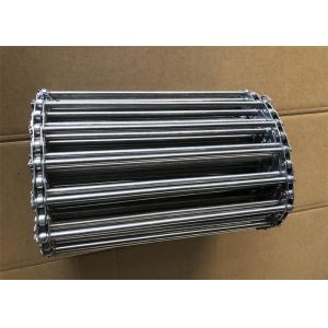 China Custom Made Stainless Steel Support Shaft Chain Rod Conveyor Belt Metal Cross Rod Ladder Track Mesh Belt on sale