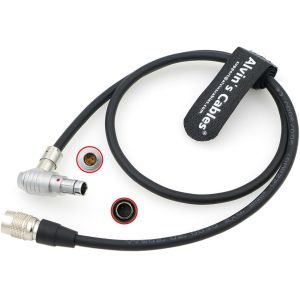 Cheap Run Stop Cable For ARRI Alexa/RED V-Raptor Camera From RT Motion MDR Hirose 4 Pin Male To Fischer 3 Pin Male 60cm for sale