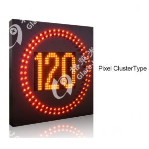 Radar Detection LED Flashing Variable Speed Limit Pre-warning Sign Display Board