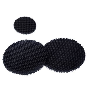China Black Cell Size 3.2mm Aluminum Honeycomb Grid Core Lamps Used In Traffic Lights on sale