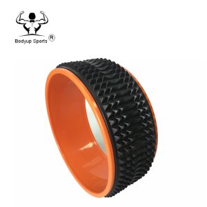 Portable Massage Foam Roller ABS Balance Yoga Wheel Soft TPE Material Surface